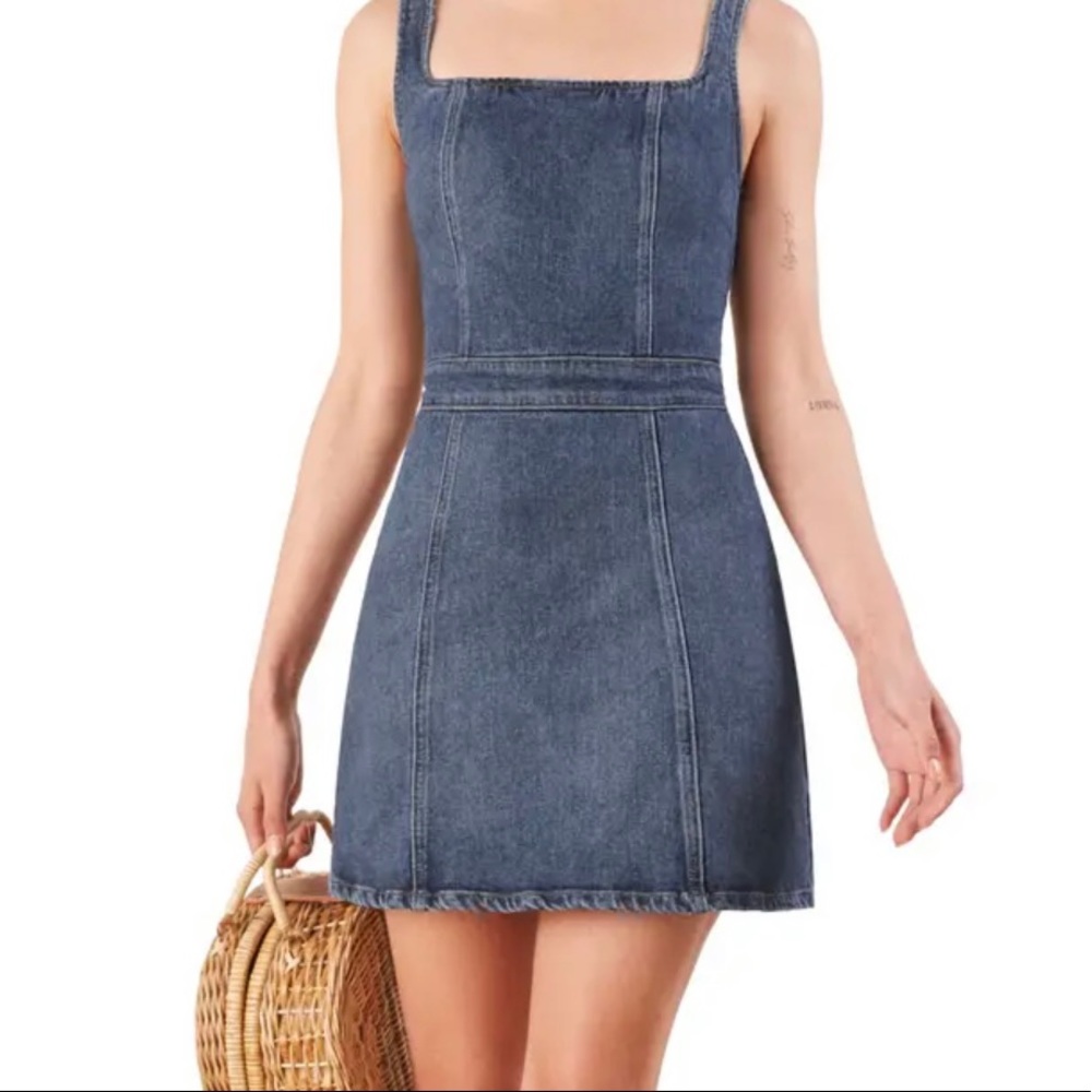 Reformation jean dress